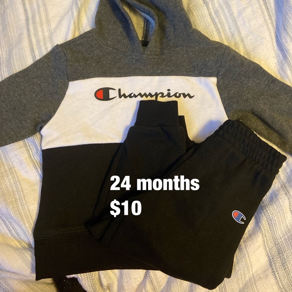 New boys champion outfit